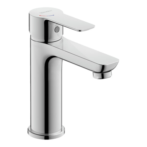 Duravit Mitigeur monocommande lavabo M Fresh + -Flow D-Code avec tirette, céramique, 107 mm