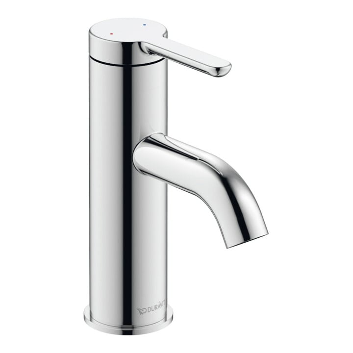 Duravit Mitigeur monocommande lavabo S C.1 Bec 91mm, sans vidage, chrome