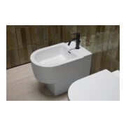 Duravit Mitigeur monocommande pour bidet Balcoon, bec 119 mm, avec tirette, noir mat-4
