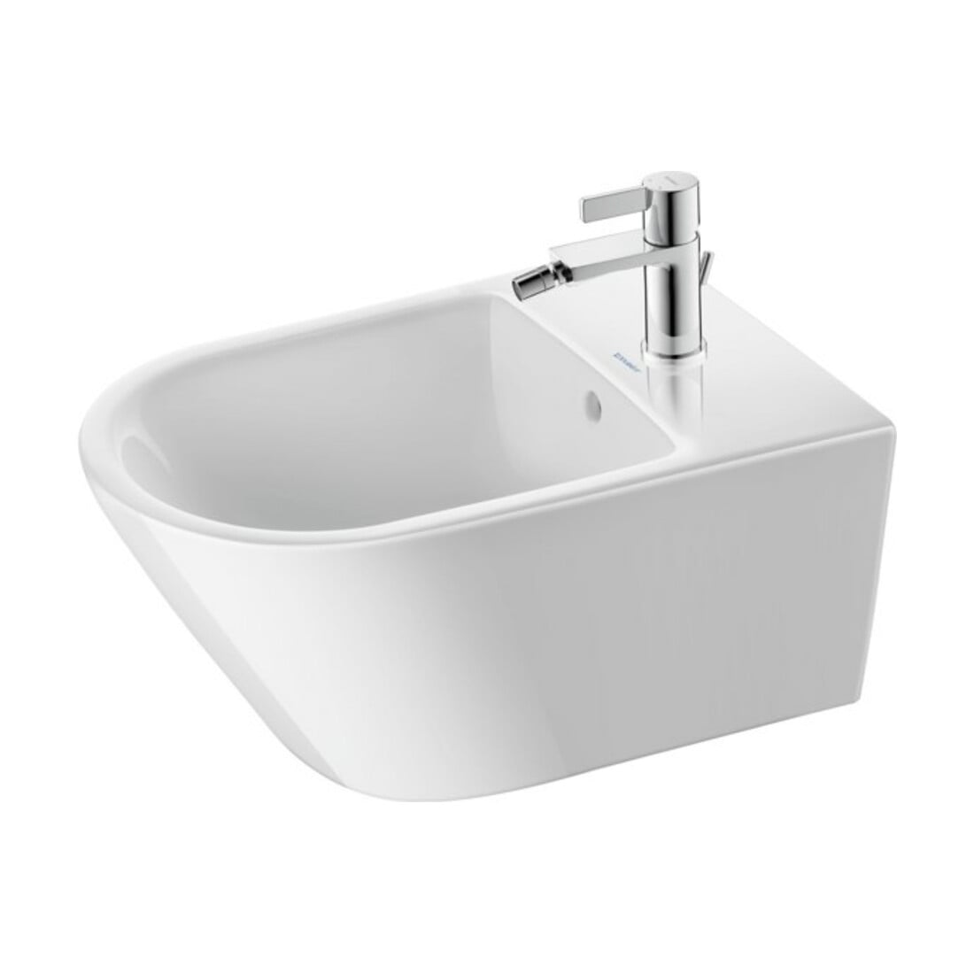 Duravit Mitigeur monocommande pour bidet D-Neo avec vidage à tirette, bec 125 mm, chrome