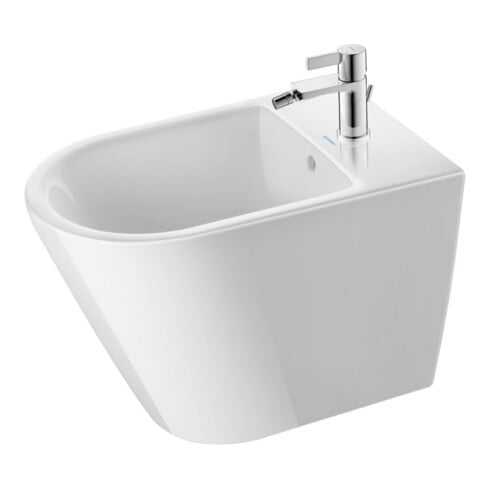 Duravit Mitigeur monocommande pour bidet D-Neo avec vidage à tirette, bec 125 mm, chrome