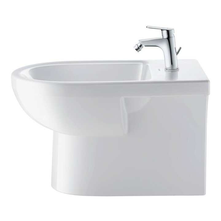 Duravit Mitigeur monocommande pour bidet No. 1 avec vidage à tirette, bec 123 mm, chrome