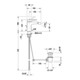 Duravit Mitigeur monocommande pour bidet Tulum, bec 126mm, avec vidage, noir mat-3