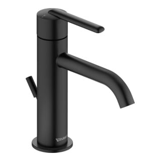 Duravit Mitigeur monocommande S Fresh u. -Flow Balcoon 123mm, avec tirette, noir mat
