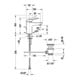 Duravit Mitigeur monocommande S Wave lavabo, bec 95 mm, avec vidage, bronze mat