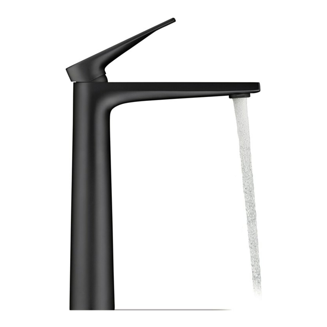 Duravit Mitigeur monocommande Tulum XL Bec 155mm, sans vidage, noir mat