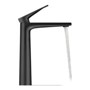 Duravit Mitigeur monocommande Tulum XL Bec 155mm, sans vidage, noir mat-4