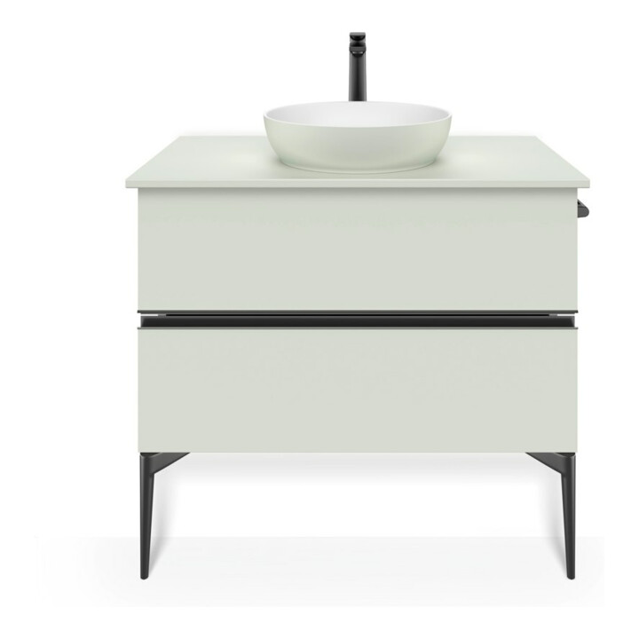 Duravit Mitigeur monocommande Tulum XL Bec 155mm, sans vidage, noir mat