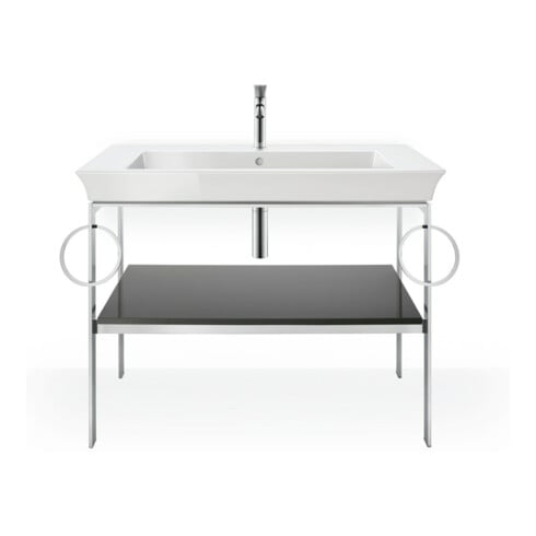 Duravit Mitigeur monocommande White Tulip M pour lavabo, sans vidage, 125 mm, chromé