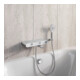 Duravit Mitigeur thermostatique baignoire AP, 2 sorties, chrome/blanc