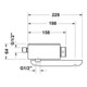 Duravit Mitigeur thermostatique baignoire AP, 2 sorties, noir mat