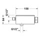 Duravit Mitigeur thermostatique de douche AP, 1 utilisateur, chrome/blanc-4
