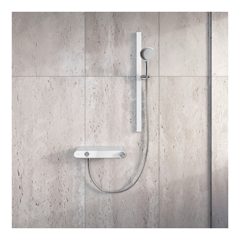 Duravit Mitigeur thermostatique de douche AP, 1 utilisateur, chrome/blanc