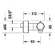 Duravit Mitigeur thermostatique douche 1000 AP, bronze brossé-4