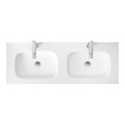 Duravit Möbel-Doppelwaschtisch DuroCast Plus Sivida 129x48,5cm, m Hahnloch, Weiß Seidenmatt-4