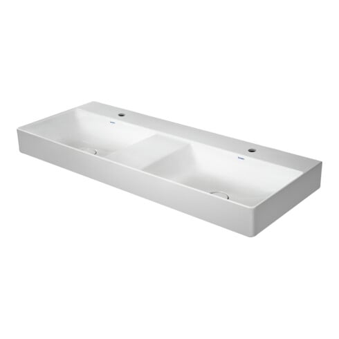 Duravit Möbel-Doppelwaschtisch gs DuraSquare 120x47cm, o. ÜL, m HLB, o. HL, weiß