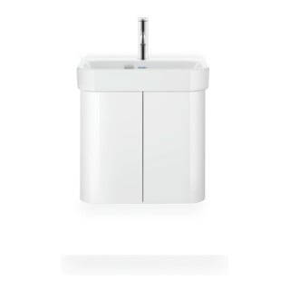 Duravit Möbel-Handwaschbecken Happy D.2 50x36cm, m HL, ÜL, Hahnlochbank, weiß