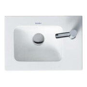 Duravit Möbel-Handwaschbecken Me by Starck 43x30cm, m HL, ÜL, HLB, we s-matt, WG
