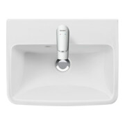 Duravit Möbel-Handwaschbecken No. 1 45x35cm, m HL, ÜL, Hahnlochbank, weiß