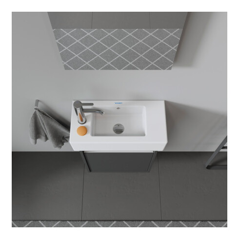 Duravit Möbel-Handwaschbecken Vero 50x25cm, m ÜL, HLB, 2 HL vorgest., weiß