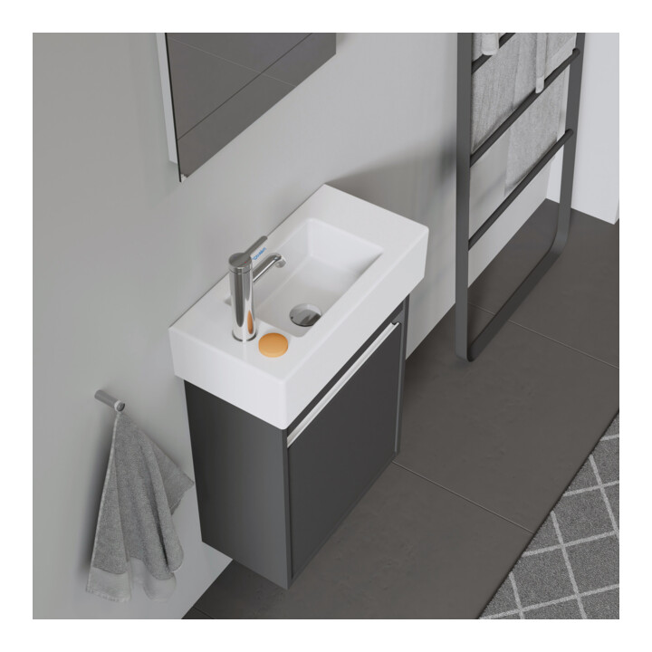 Duravit Möbel-Handwaschbecken Vero 50x25cm, m ÜL, HLB, Hahnloch links, weiß
