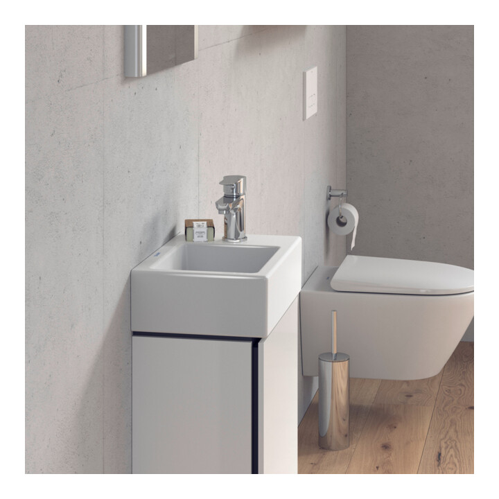 Duravit Möbel-Handwaschbecken Vero Air 38x25cm, HL re, o. ÜL, m HLB, weiß