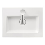 Duravit Möbel-Handwaschbecken White Tulip 45x33cm, o. ÜL, m HLB, m Hahnloch, weiß-2