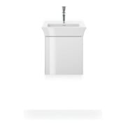 Duravit Möbel-Handwaschbecken White Tulip 45x33cm, o. ÜL, m HLB, m Hahnloch, weiß-4