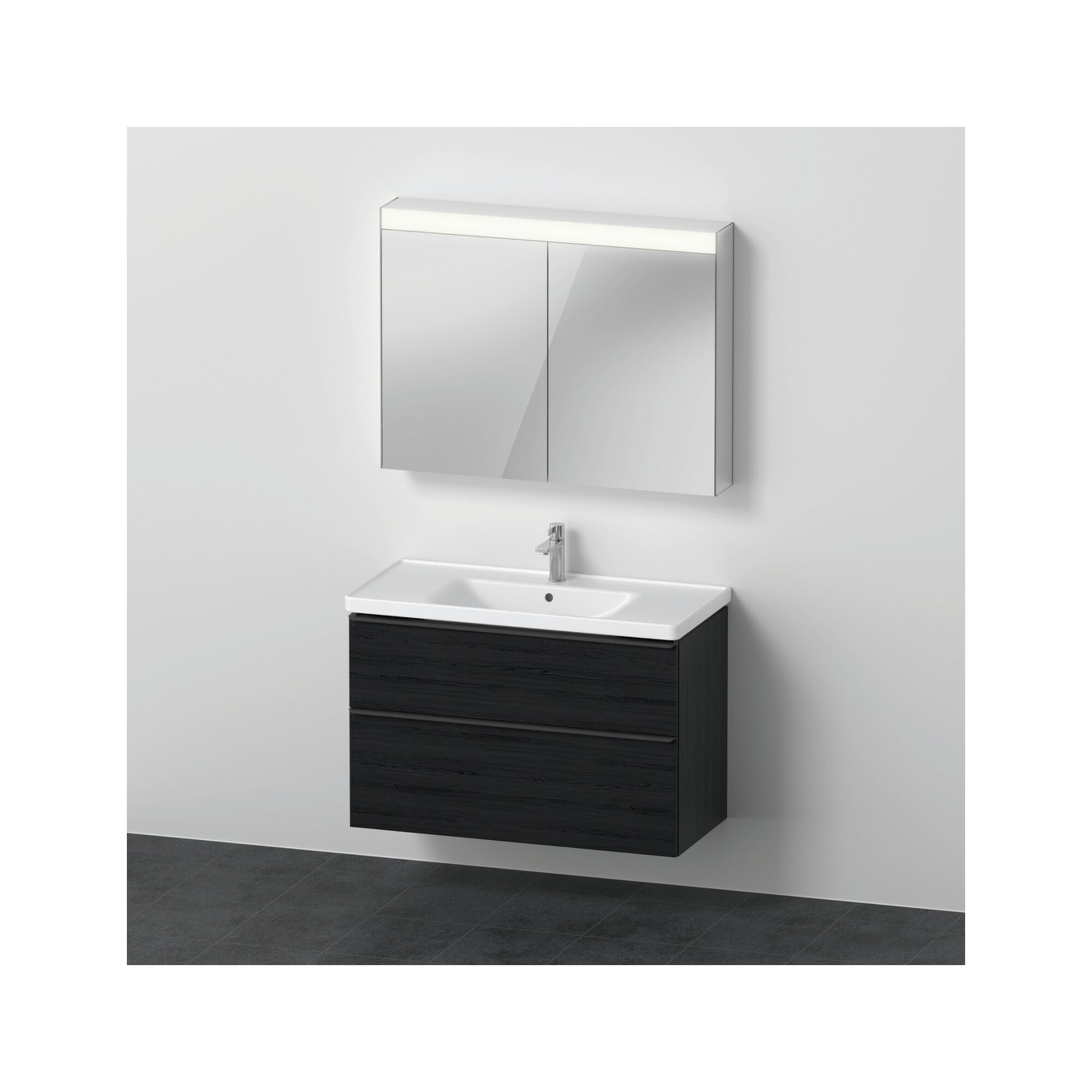 Duravit Möbel-Set D-Neo 1005mm, Eiche schwarz