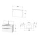 Duravit Möbel-Set D-Neo 1005mm, Weiß Matt-3