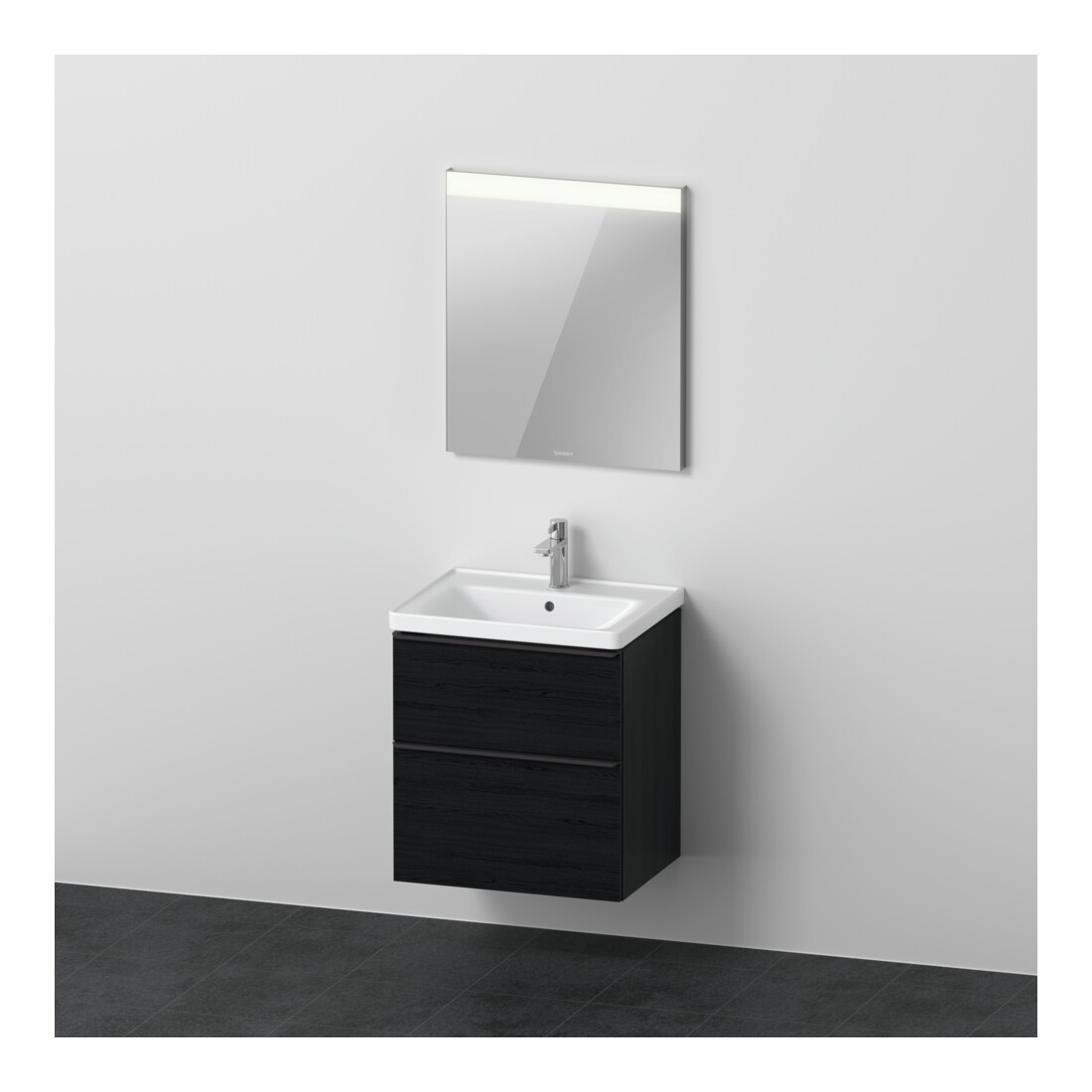 Duravit Möbel-Set D-Neo 60x48cm, WT,WTU, 1SBK, SP, Eiche schwarz