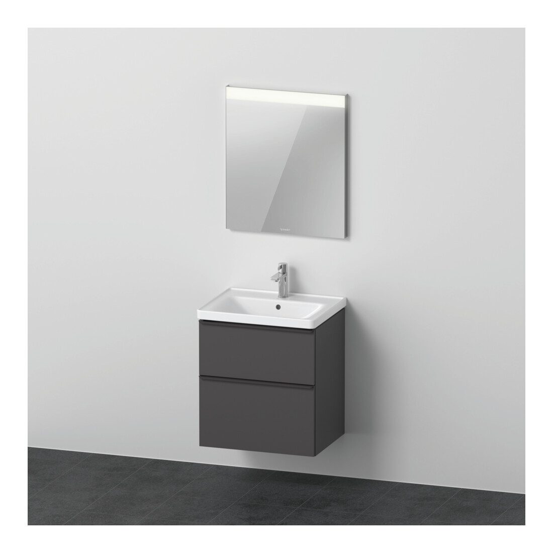 Duravit Möbel-Set D-Neo 60x48cm, WT,WTU, 1SBK, SP, Graphit matt