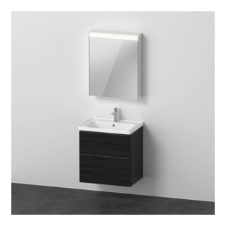 Duravit Möbel-Set D-Neo 650mm, Anschlag links, Eiche schwarz
