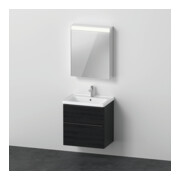 Duravit Möbel-Set D-Neo 650mm, Anschlag links, Eiche schwarz