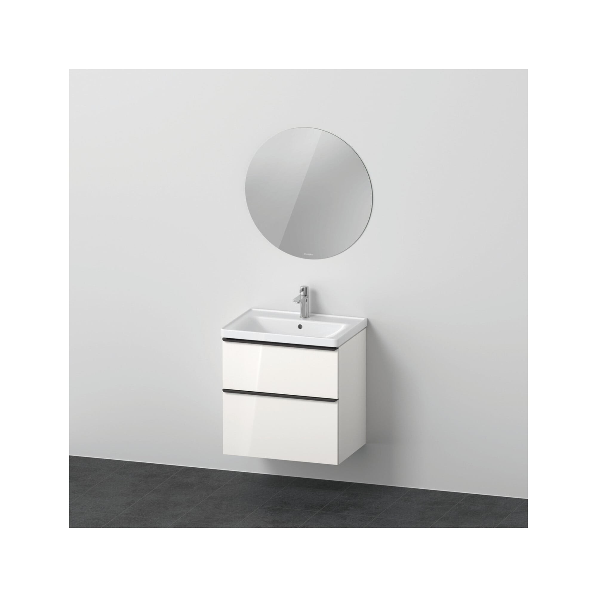 Duravit Möbel-Set D-Neo 650mm, Weiß Hochglanz