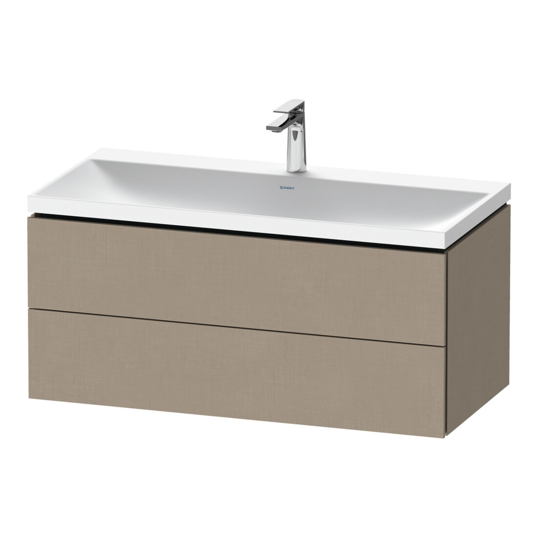Duravit Möbel-Set L-Cube 100x48x48cm, m Hahnl., lei, 2 Schub.