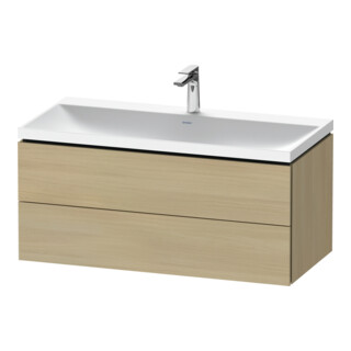 Duravit Möbel-Set L-Cube 100x48x48cm, m Hahnl., med. Ei, 2 Schub.