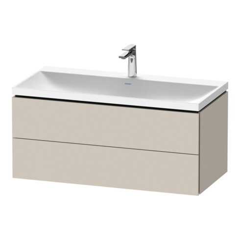 Duravit Möbel-Set L-Cube 100x48x48cm, m Hahnl., Tau ma, 2 Schub.