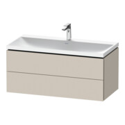 Duravit Möbel-Set L-Cube 100x48x48cm, m Hahnl., Tau ma, 2 Schub.
