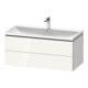 Duravit Möbel-Set L-Cube 100x48x48cm, m Hahnl., we. hgl, 2 Schub.-1