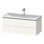 Duravit Möbel-Set L-Cube 100x48x48cm, m Hahnl., we. hgl, 2 Schub.