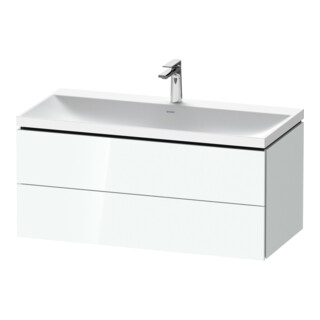 Duravit Möbel-Set L-Cube 100x48x48cm, m Hahnl., we. hgl, 2 Schub.