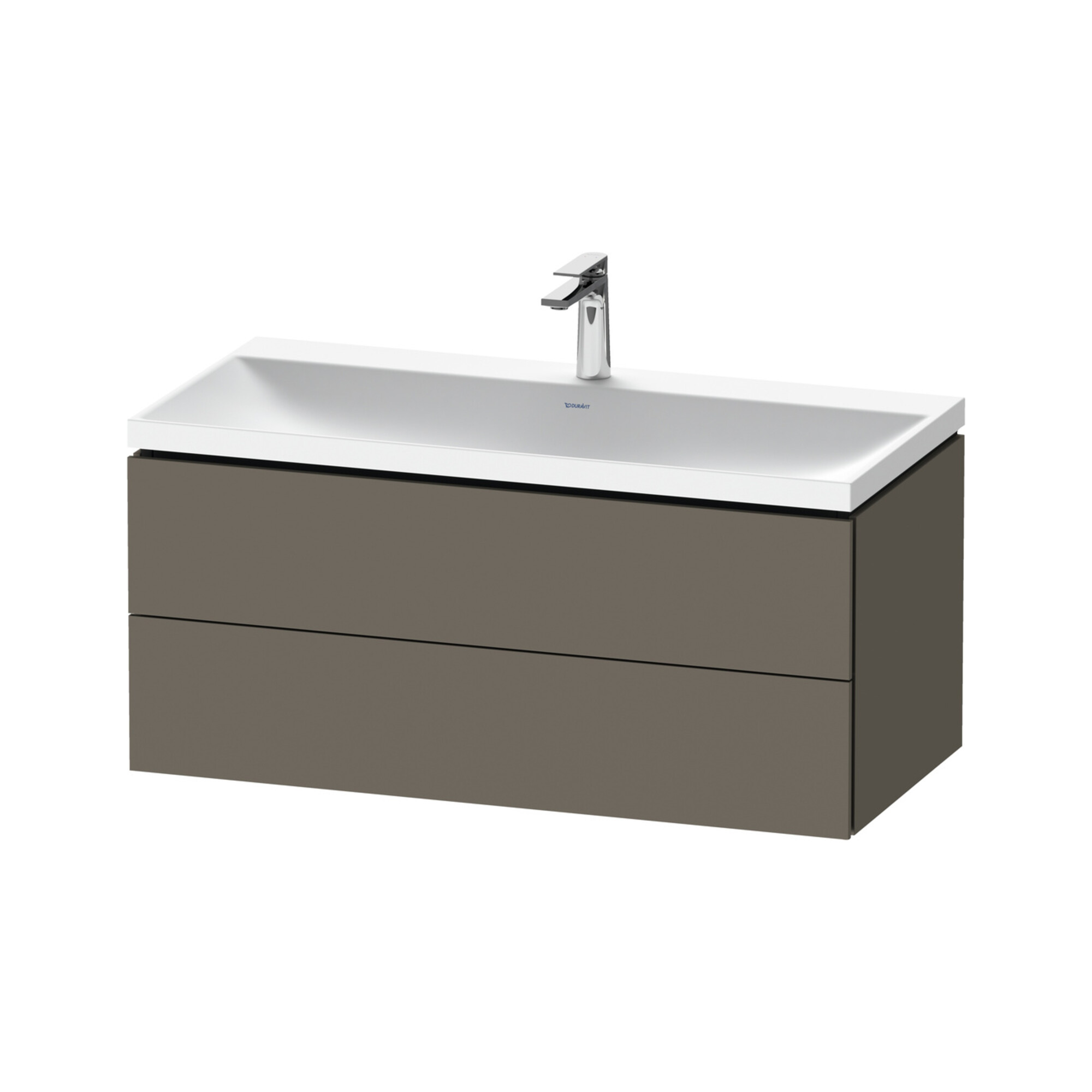 Duravit Möbel-Set L-Cube 100x48x48cm, m HL, f Gr s-matt, 2 Schub.