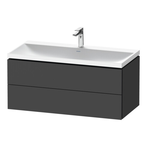 Duravit Möbel-Set L-Cube 100x48x48cm, m HL, graph ma, 2 Schub.
