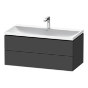 Duravit Möbel-Set L-Cube 100x48x48cm, m HL, graph ma, 2 Schub.