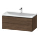Duravit Möbel-Set L-Cube 100x48x48cm, m HL, Nussb dkl., 2 Schub.-1