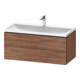 Duravit Möbel-Set L-Cube 100x48x48cm, m HL, Nussb Nat, 2 Schub.-1