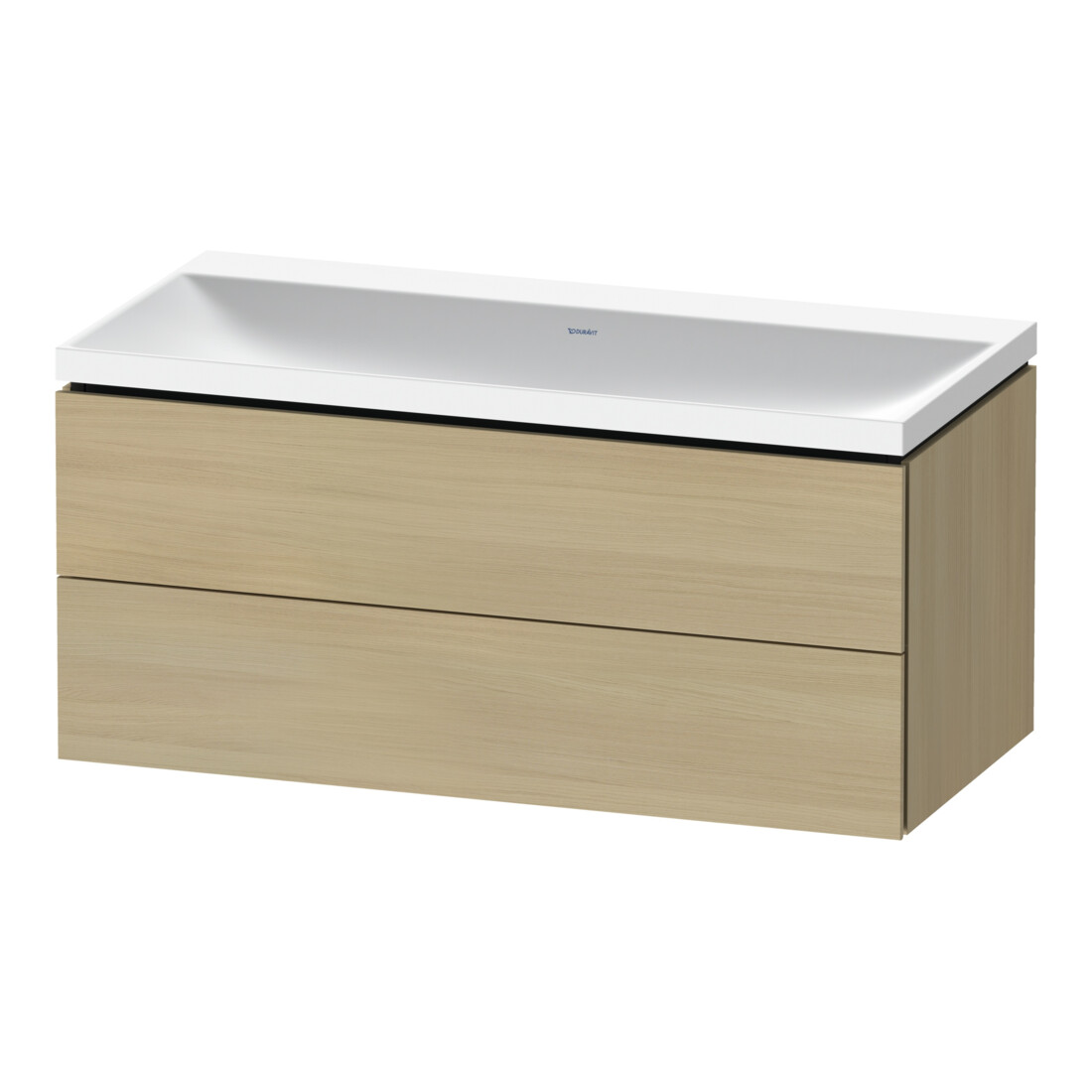 Duravit Möbel-Set L-Cube 100x48x48cm, o Hahnl., med. Ei, 2 Schub.