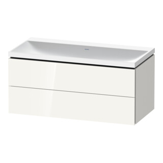 Duravit Möbel-Set L-Cube 100x48x48cm, o Hahnl., we. hgl, 2 Schub.