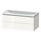 Duravit Möbel-Set L-Cube 100x48x48cm, o Hahnl., we. hgl, 2 Schub.-1
